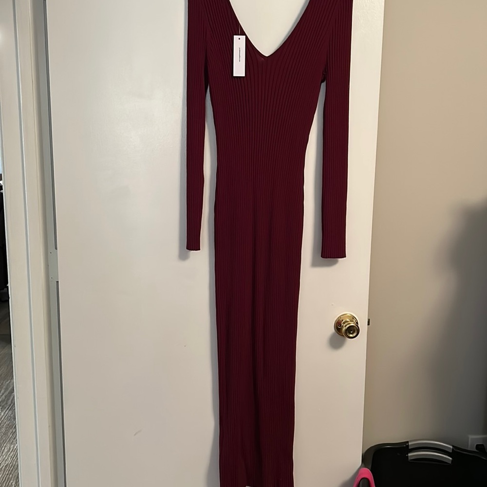 Maxi Burgundy Dress